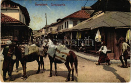 * T3 Sarajevo, Carsijapartie / Street View, Market Vendors, Shops, Bazaar (kopott Sarakak / Worn Corners) - Zonder Classificatie