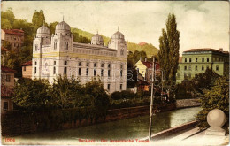 T3 1906 Sarajevo, Der Israelitische Tempel / Synagogue (EK) - Ohne Zuordnung