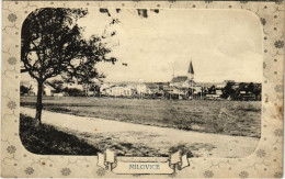 T2/T3 Milovice, Milowitz; General View. Floral (EK) - Ohne Zuordnung