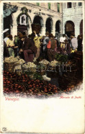 ** T2/T3 Venezia, Venice; Mercato Di Frutti / Fruit Market. Editions Cartes Postales Künzli No. 5813. (worn Corners) - Sin Clasificación