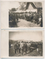 2 Db RÉGI Magyar Cserkészek Fotólap. Kempelen Bélának írt Levelek Fiától / 2 Pre-1945 Hungarian Boy Scouts Group, Photo - Unclassified