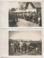 2 Db RÉGI Magyar Cserkészek Fotólap. Kempelen Bélának írt Levelek Fiától / 2 Pre-1945 Hungarian Boy Scouts Group, Photo - Sin Clasificación