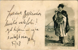 T3 1898 (Vorläufer) Magyar Paraszt. Rigler J. E. R.-t. 3031. / Ungarischer Bauer / Hungarian Folklore, Peasant. Litho (f - Ohne Zuordnung