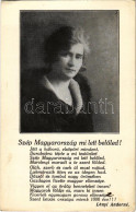 ** T2/T3 Szép Magyarország Mi Lett Belőled! Lányi Andorné Verse / Hungarian Irredenta Postcard - Ohne Zuordnung