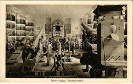* T2 Österr.-ungar. Trophäenhalle. Kriegsausstellung Wien 1916 / Osztrák-magyar Katonai Tüzérségi Kiállítás, ágyúk / WWI - Unclassified