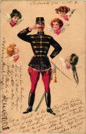 * T2/T3 Hungarian Hussar, Lady Heads With Wings And Hearts, Bizarre, Kosmos 197. Litho (fl) - Non Classificati