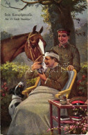 ** T2 Sein Kampfgenoffe / WWI K.u.K. Military, Horse, B.K.W.I. 930-13. - Non Classés