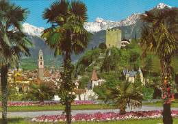 AK MERAN : Panorama   Karte  Gel. 1974 - Merano