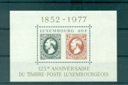 Luxembourg 1977 - Y & T Feuillet N. 10 - Premiers Timbres-poste Luxembourgeois (Michel Feuillet N. 10) - Blokken & Velletjes