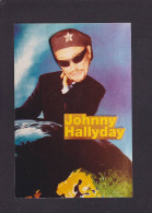 CPM Hallyday Johnny Format Environ 10 X 15 Chanteur Tirage Limité Jihel - Chanteurs & Musiciens