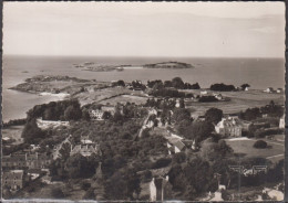 CPSM  De 22 ST-JACUT-de-la-MER   " Vue Générale Aérienne Et Les Iles Des Ebihens "   Non écrite - Saint-Jacut-de-la-Mer