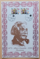 FDC Sur Encart AMIS - YT N°3779 - ALBERT EINSTEIN - 2005 - 2000-2009