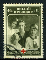 België 498 - Rode Kruis - Croix-Rouge - Koningin Elisabeth En Kinderen - Reine Elisabeth - Gestempeld - Oblitéré - Used - Gebruikt