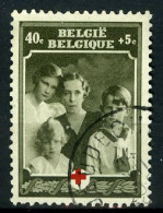 België 498 - Rode Kruis - Croix-Rouge - Koningin Elisabeth En Kinderen - Reine Elisabeth - Gestempeld - Oblitéré - Used - Gebruikt