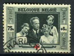 België 499 - Rode Kruis - Croix-Rouge - Koning Leopold III En Kinderen - Roi Léopold III - Gestempeld - Oblitéré - Used - Gebraucht