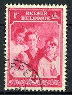 België 500 - Rode Kruis - Croix-Rouge - Koningin Elisabeth En Kinderen - Reine Elisabeth - Gestempeld - Oblitéré - Used - Usati