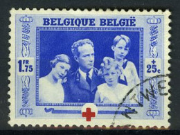 België 501 - Rode Kruis - Croix-Rouge - Koning Leopold III En Kinderen - Roi Léopold III - Gestempeld - Oblitéré - Used - Gebraucht