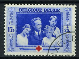 België 501 - Rode Kruis - Croix-Rouge - Koning Leopold III En Kinderen - Roi Léopold III - Gestempeld - Oblitéré - Used - Gebraucht