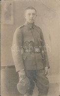 * T3 1917 Military WWI Hungarian Soldier Photo (EB) - Non Classificati