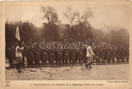 ** T3 General August Dubail And Raymond Poincaré, French Soldiers; Alcool De Menthe De Ricoles Advertisement On The Back - Non Classés