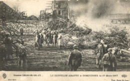 * T2/T3 1917 Compiegne, Le Zeppelin Abattu / Destroyed Zeppelin (EK) - Sin Clasificación