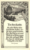 ** T1/T2 Der Herr Ist Grösser / Art Nouveau Postcard, Poem By Martin Jentzsch, Emil Müller's Verlag Nr. 213. - Sin Clasificación