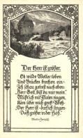 ** T1/T2 Der Herr Ist Grösser / Art Nouveau Postcard, Poem By Martin Jentzsch, Emil Müller's Verlag Nr. 213. - Ohne Zuordnung