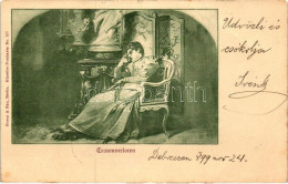 T3 1899 Traumverloren / Lady, Goens & Nau Künstlerpostkarte No. 157. (EB) - Sin Clasificación