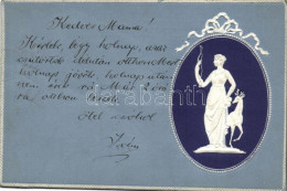 T3 Embossed Antique Art Postcard (fa) - Ohne Zuordnung