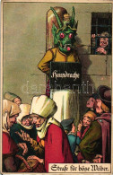 ** T3 Hausdrache, Strasse Für Böse Weiber / Dragon House, Street For Evil Women, Women's Punishment, Litho (EB) - Unclassified