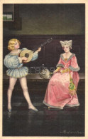 T2 Italian Art Postcard, Serenade, Ultra 2100. S: Colombo - Unclassified