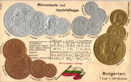 ** T4 Bulgaria; Set Of Coins, Flag, Emb. Litho (wet Damage) - Sin Clasificación