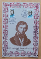 FDC Sur Encart AMIS - YT N°3780 - ALEXIS DE TOCQUEVILLE - 2005 - 2000-2009