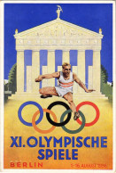 T2/T3 1936 Berlin XI. Olympische Spiele / 1936. évi Nyári Olimpiai Játékok / 1936 Summer Olympics S: Schroffner + "Berli - Non Classificati