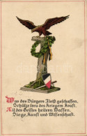 * T2/T3 WWI German Propaganda, Eagle, Litho (EK) - Unclassified