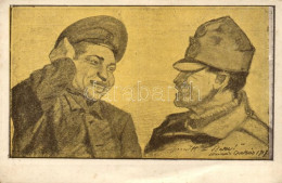 ** T3 Itt A Béke! "Béke Lapok" / WWI Hungarian Military Peace Propaganda, Humour S: Lázár Oszkár (EB) - Sin Clasificación