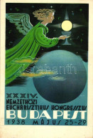 ** T1/T2 1938 Budapest, XXXIV. Nemzetközi Eucharisztikus Kongresszus / XXXIV. Internetional Eucharistic Congress Adverti - Ohne Zuordnung