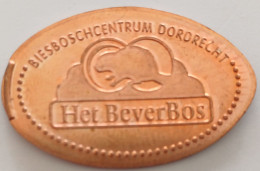 Pièce écrasée -  HET BEVERBOS - Souvenir-Medaille (elongated Coins)