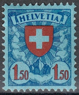 Schweiz Suisse 1924: Zu 165 Mi 196x Yv 208 (Normal-Papier) * Falzspur Trace De Charnière MLH (Zumstein CHF 90.00 -50%) - Neufs