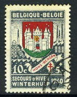 België 538 - Winterhulp - Wapens Van De Provinciehoofdplaatsen - Mons - Gestempeld - Oblitéré - Used - Usati