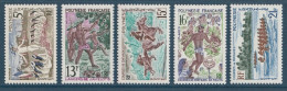 Polynésie - YT N° 47 à 51 ** - Neuf Sans Charnière - 1967 - Nuevos