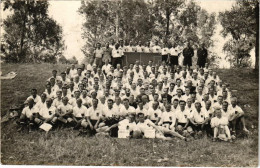 * T2/T3 1949 Szolnok, Labdarúgó (foci) Játékvezetők Edzőtábori Csoportképe, Photo - Unclassified