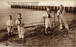 * T2 Prince Frederick Of Prussia And Prince Hubertus Of Prussia, Sons Of The Grand Duke Of Mecklenburg - Zonder Classificatie
