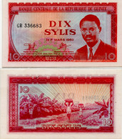 Guinea 10 Sylis 1980 P-23 UNC - Guinee