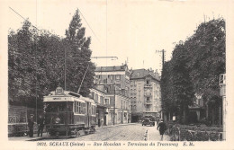 24-4545 : SCEAUX. RUE HOUDAN. TERMINUS DU TRAMWAY ELECTRIQUE - Sceaux