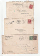 1937 - 1939 Ships RMS  AQUITANIA, SS BREMEN, SS PRESIDENT HARDING Covers CANADA To GB Stamps Ship Cover - Covers & Documents