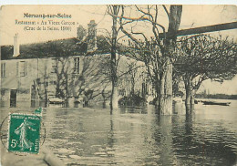 91 MORSANG SUR SEINE - Restaurant Au Vieux Garçons. Crue De 1910 - Morsang Sur Orge