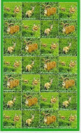 Turkmenistan 2009 Fauna Artiodactyl Goats Rams Sheetlet MNH - Turkmenistán