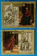 France 2005 : "L'Annonciation", Oeuvre Du Peintre Italien Raphaël N° 3838 à 3839 Oblitéré - Oblitérés