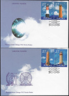 Pologne 2006 Y&T 3984 à 3987 Sur 2 FDC. Phares - Lighthouses